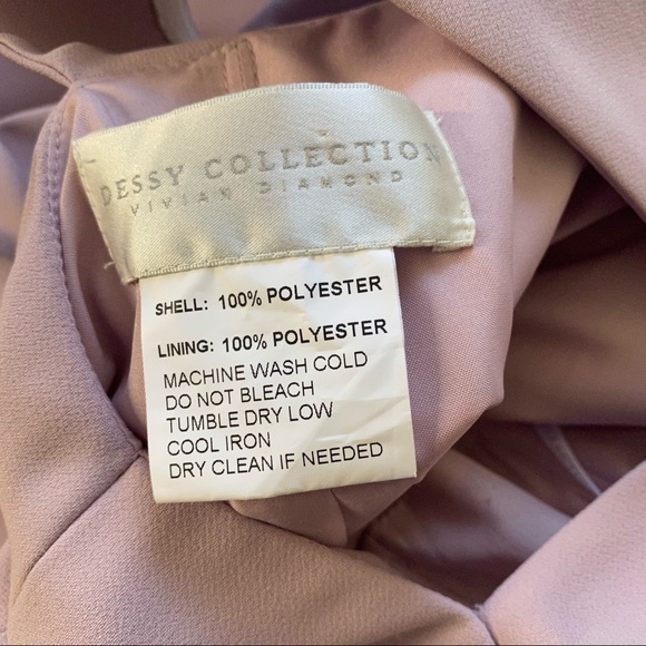 Dessy Collection Suede Rose 2987 Bridesmaid Dress - Picture 8 of 9